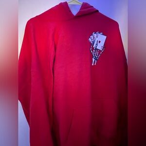 Red Graphic Hoodie